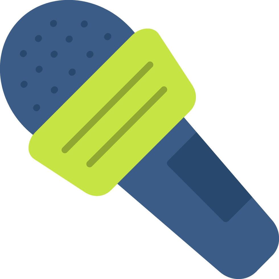 Microphone Flat Icon vector