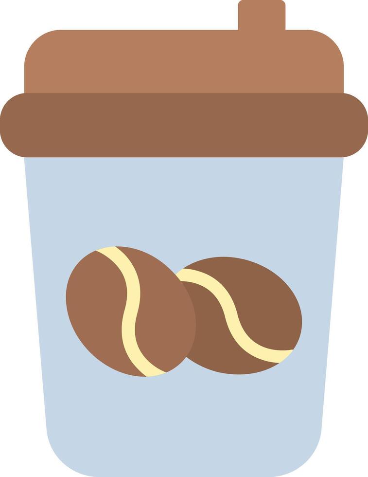 Coffee Cup Flat Icon vector