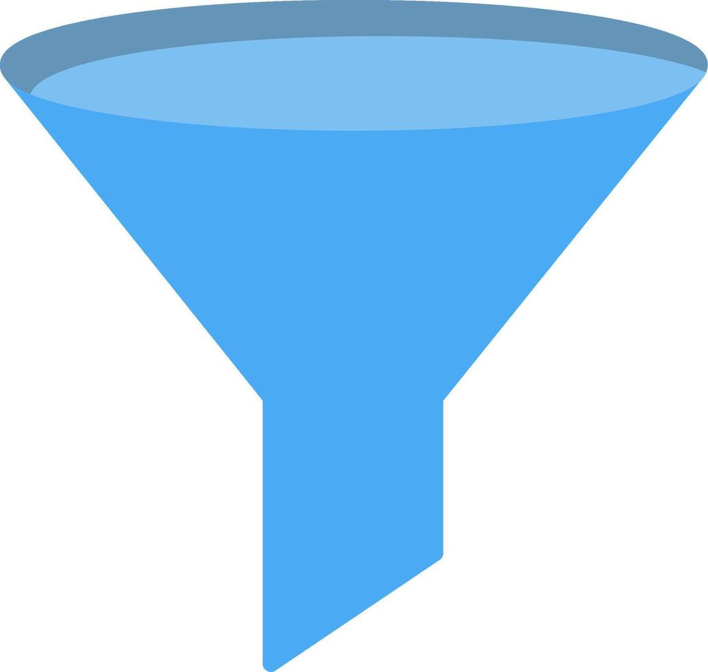 Funnel Flat Icon vector