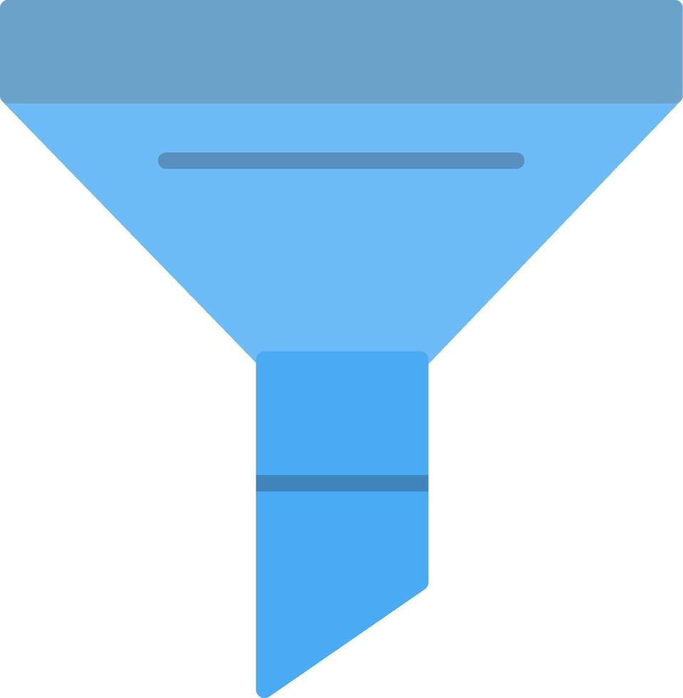 Funnel Flat Icon vector