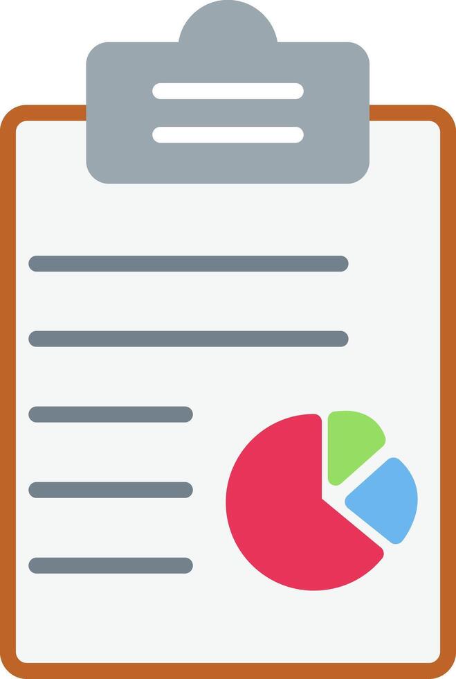 Clipboard Flat Icon vector