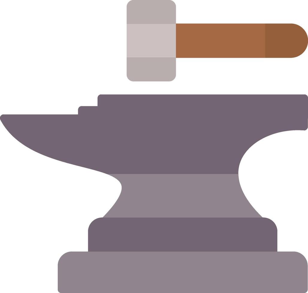 Anvil Flat Icon vector