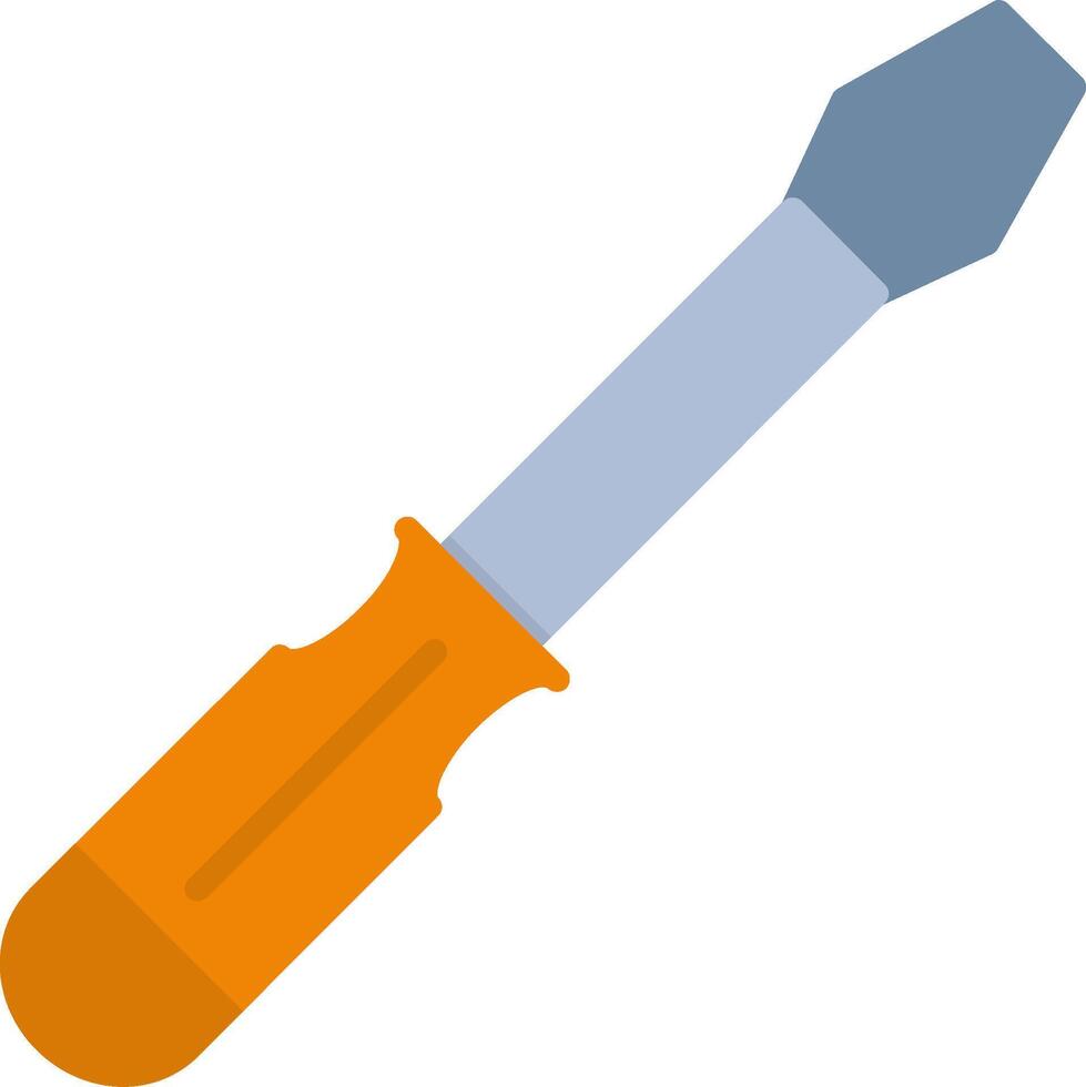 Screw Driver Flat Icon vector