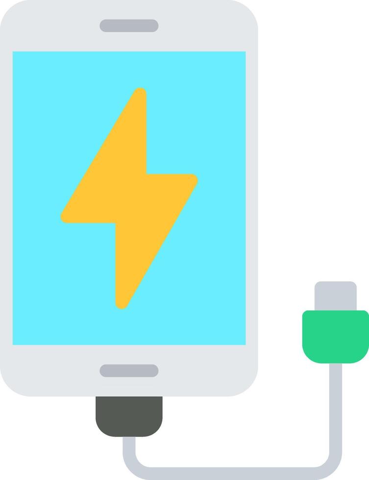 Charging Flat Icon vector