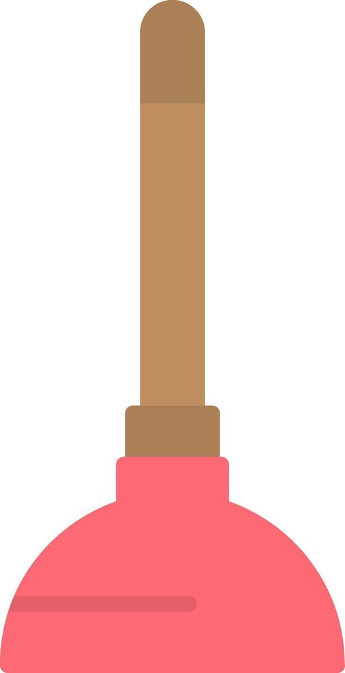 Plunger Flat Icon vector