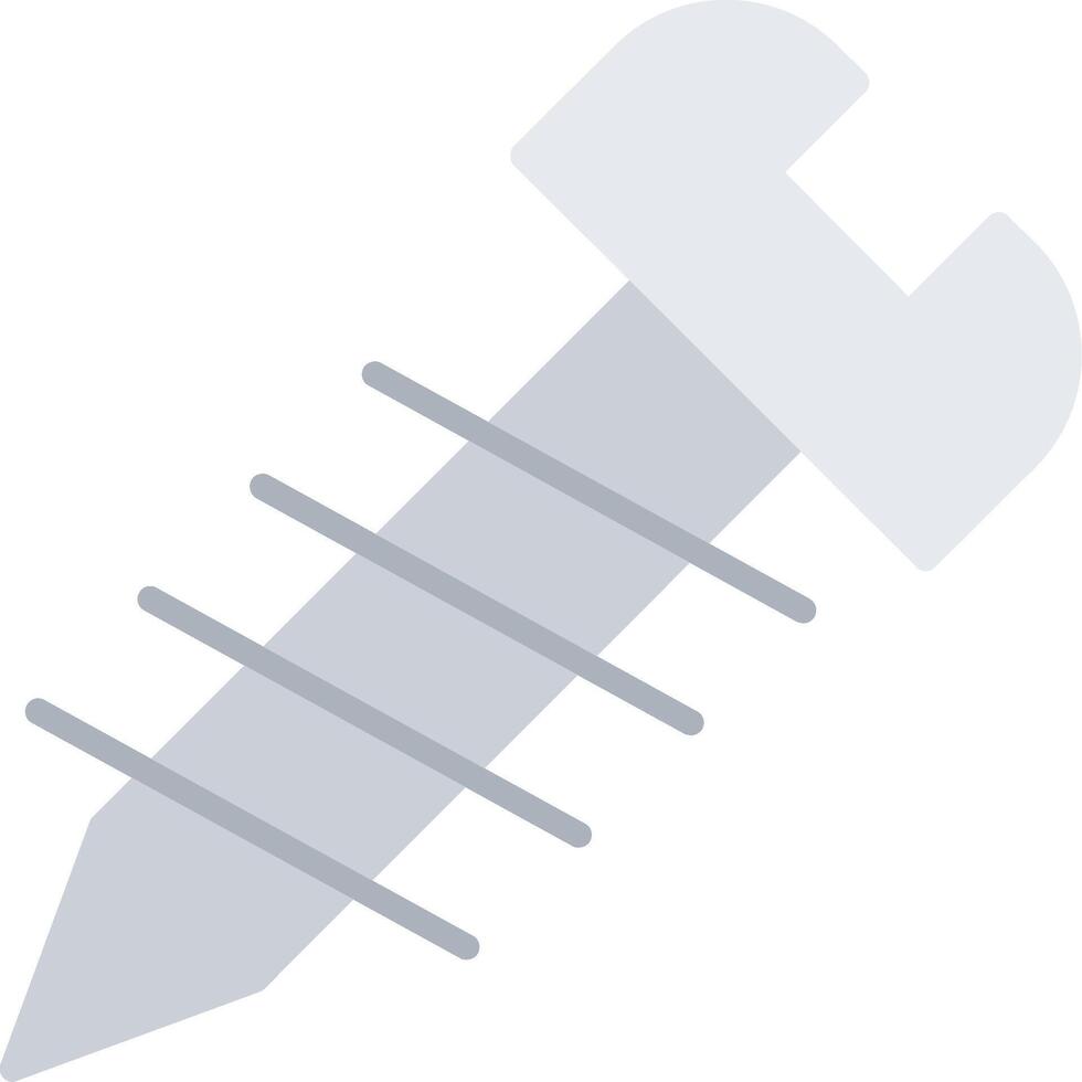Screw Flat Icon vector