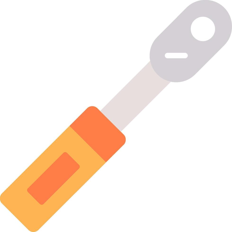 Torque Wrench Flat Icon vector