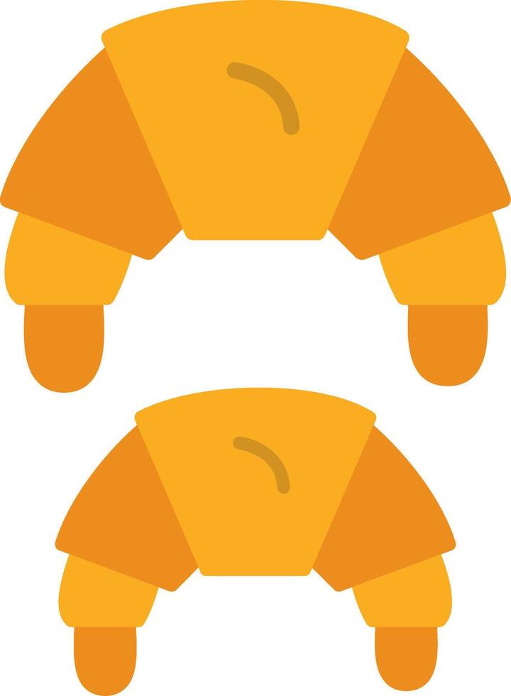 Croissant Flat Icon vector