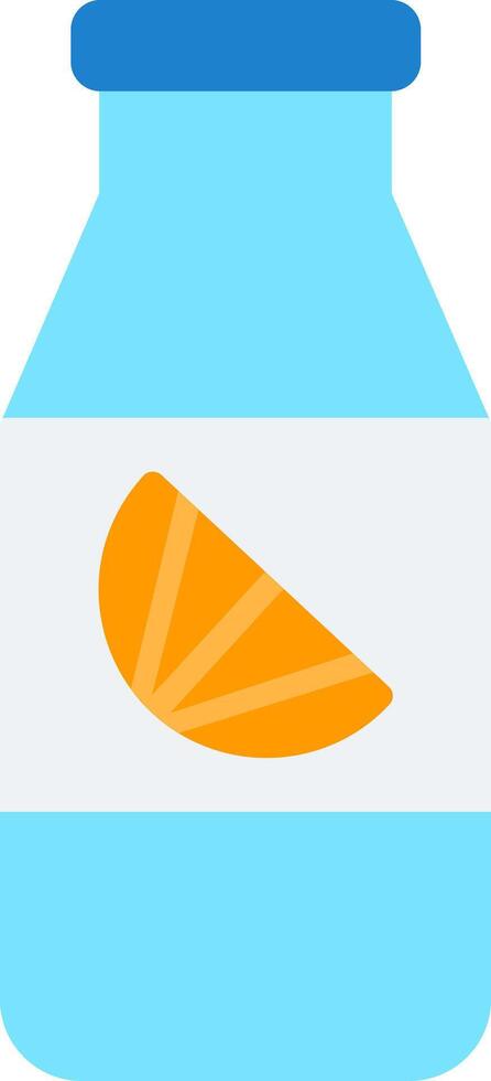 Orange Juice Flat Icon vector