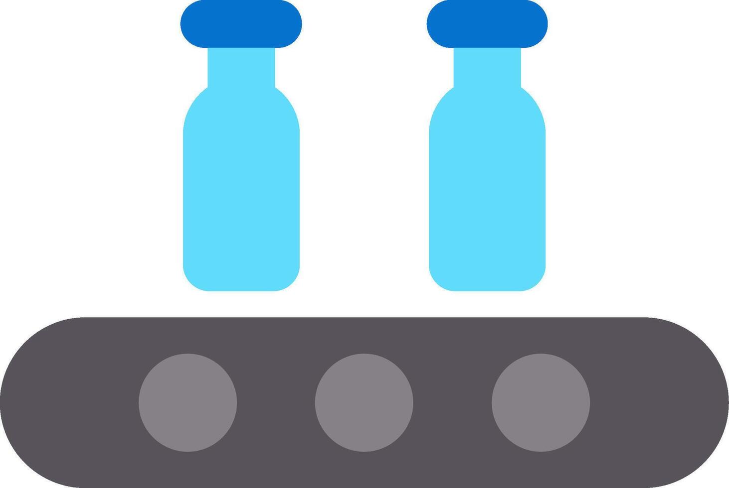 Assembly Line Flat Icon vector