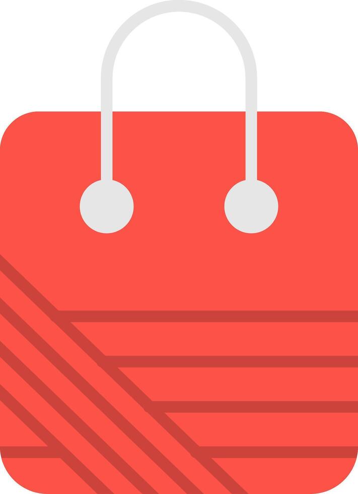 Shopping Bag Flat Icon vector