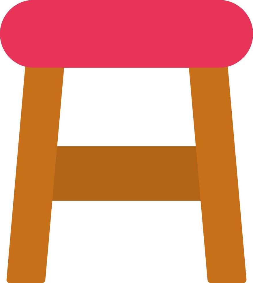 Stool Flat Icon vector