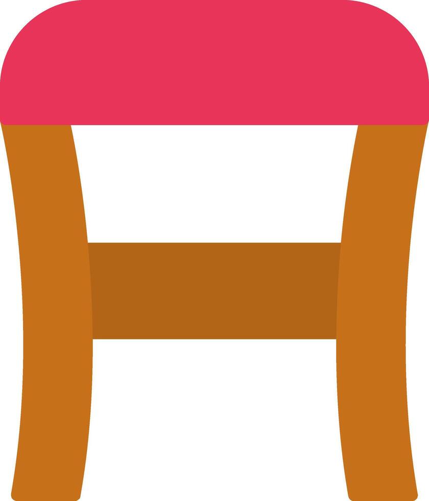 Stool Flat Icon vector