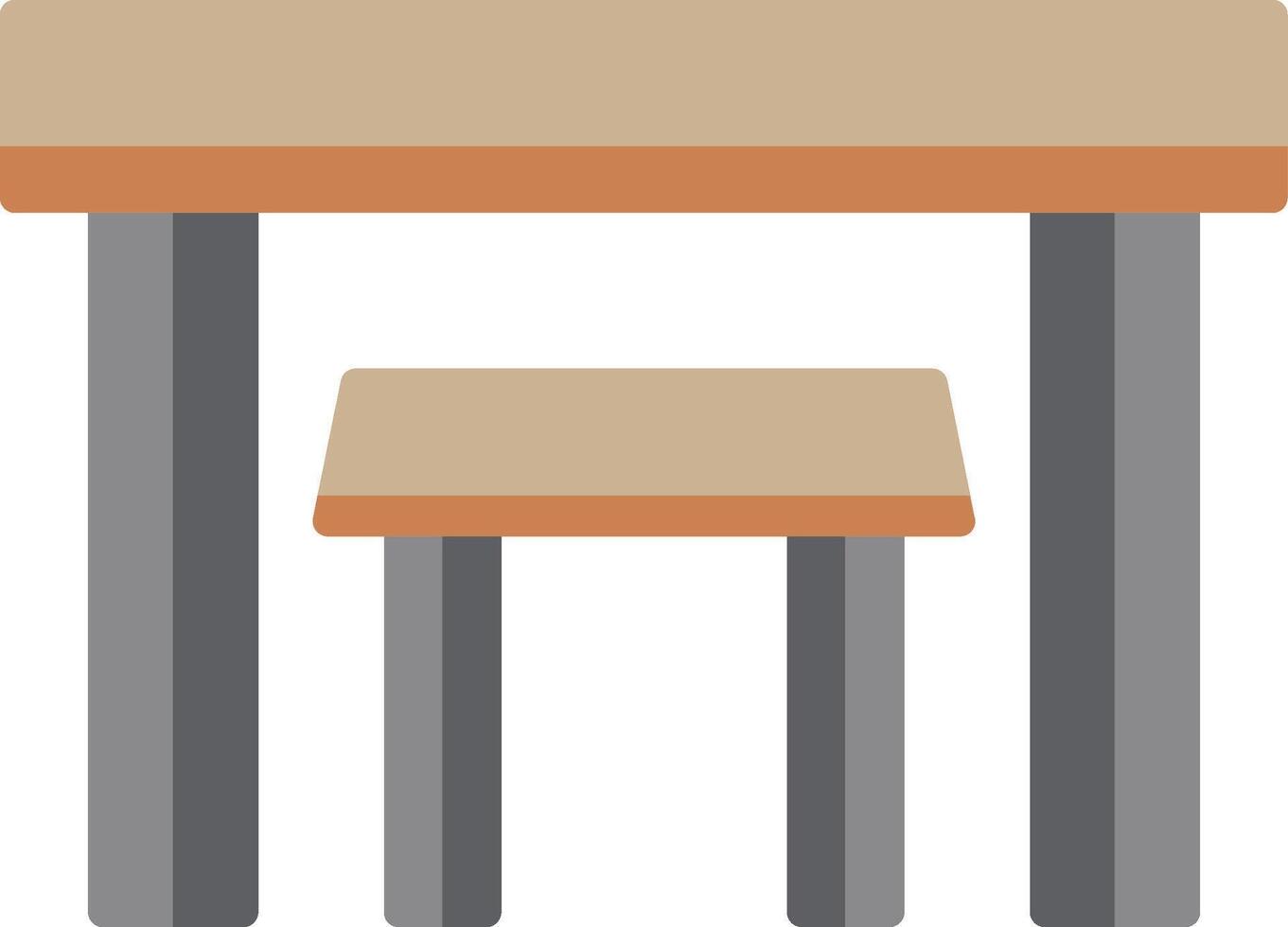 Tables Flat Icon vector