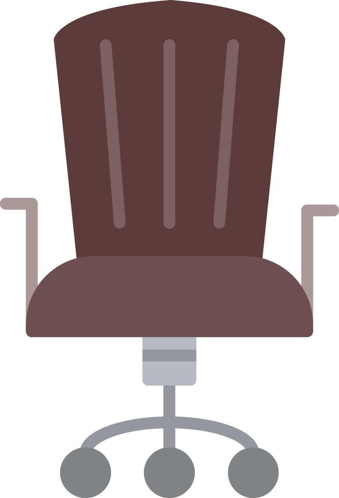 Office Chair Flat Icon vector