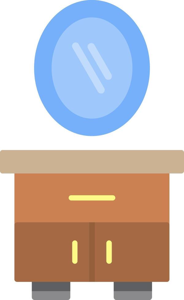 Vanity Set Flat Icon vector