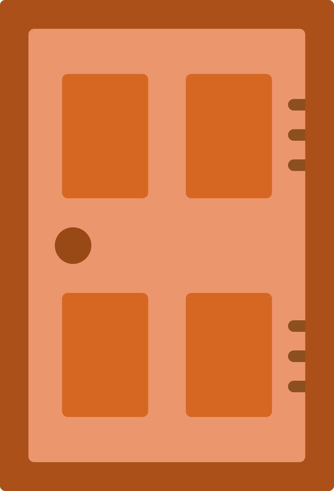 Door Flat Icon vector