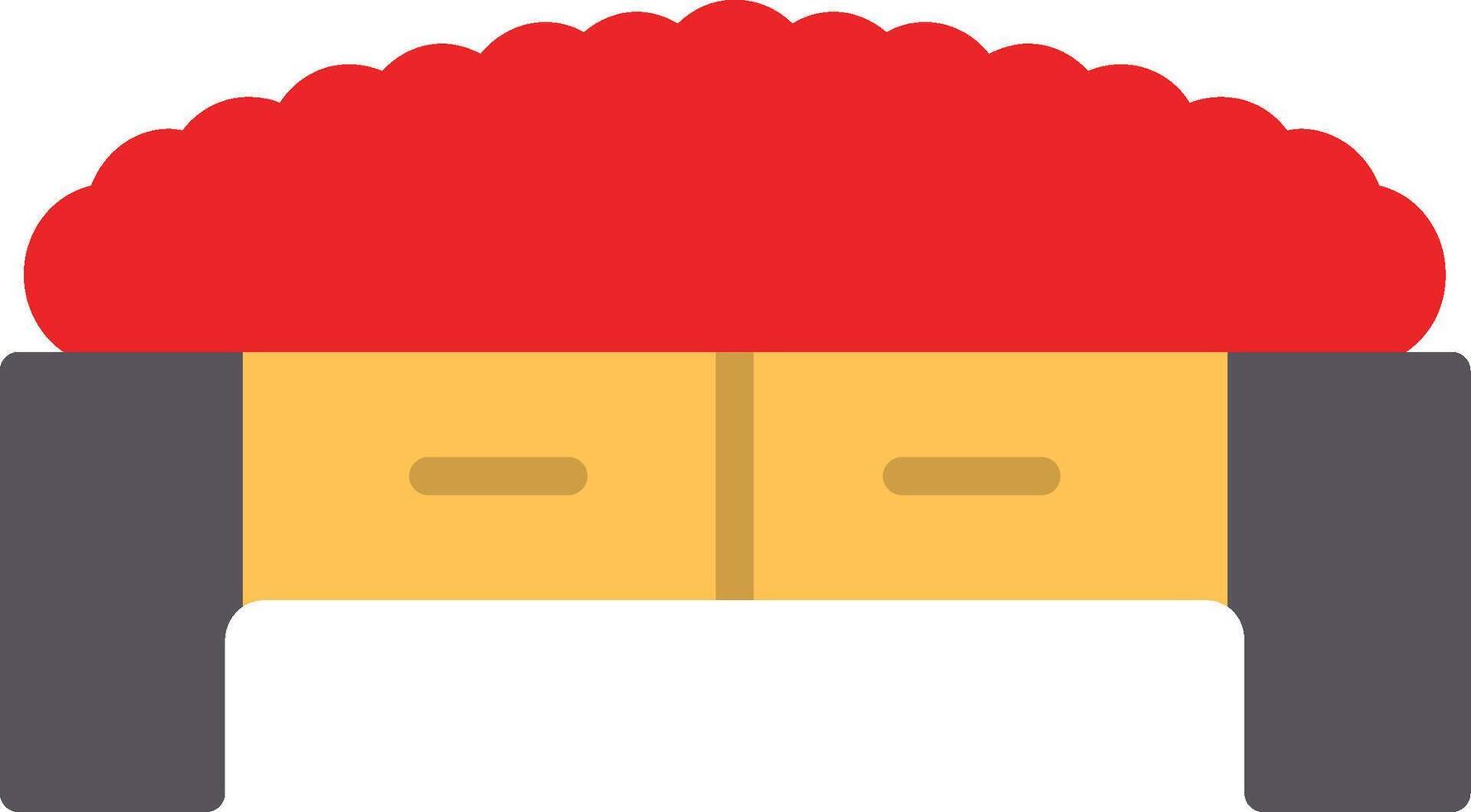 Futon Flat Icon vector