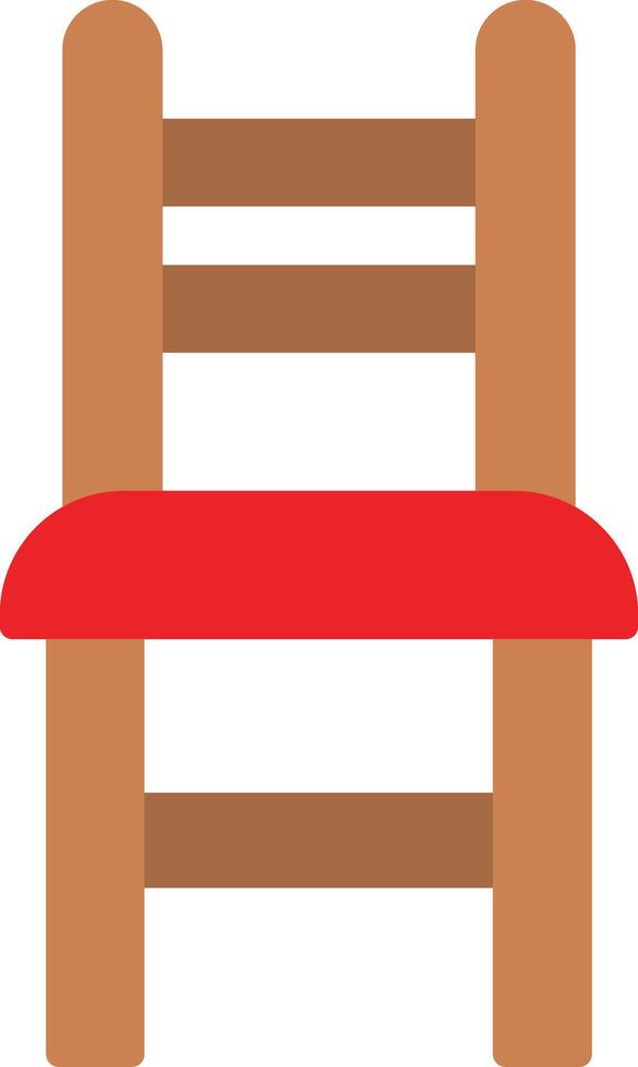 Dining Chair Flat Icon vector