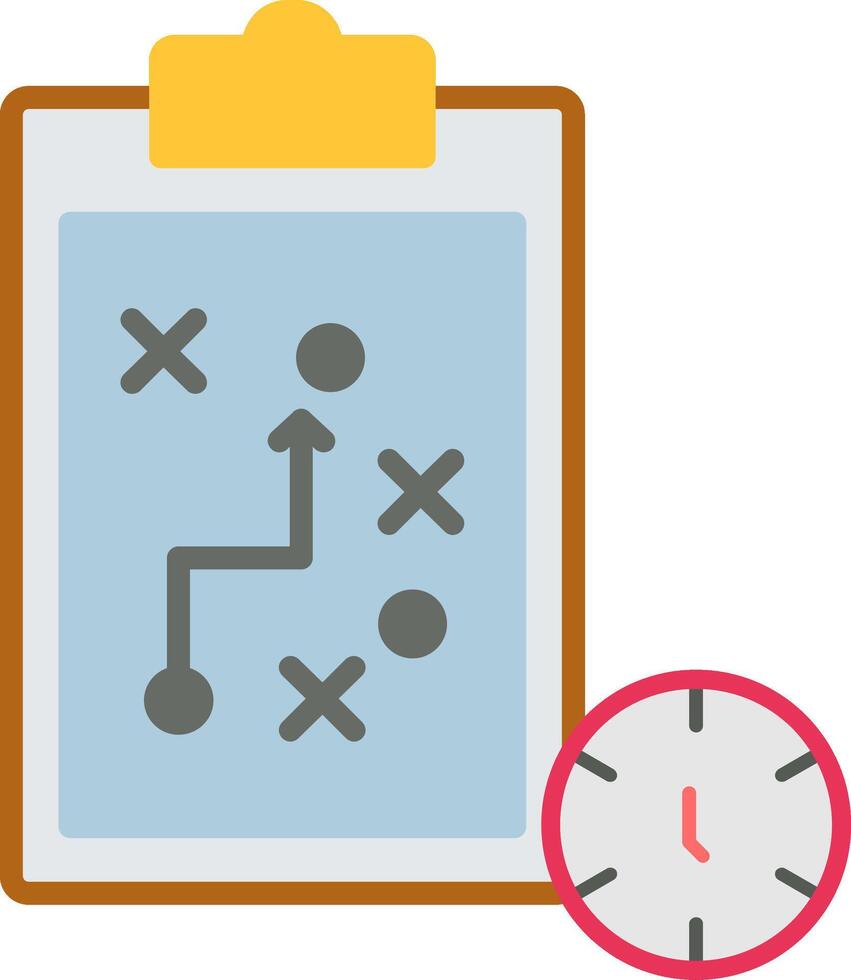 Marketing Strategy Flat Icon vector
