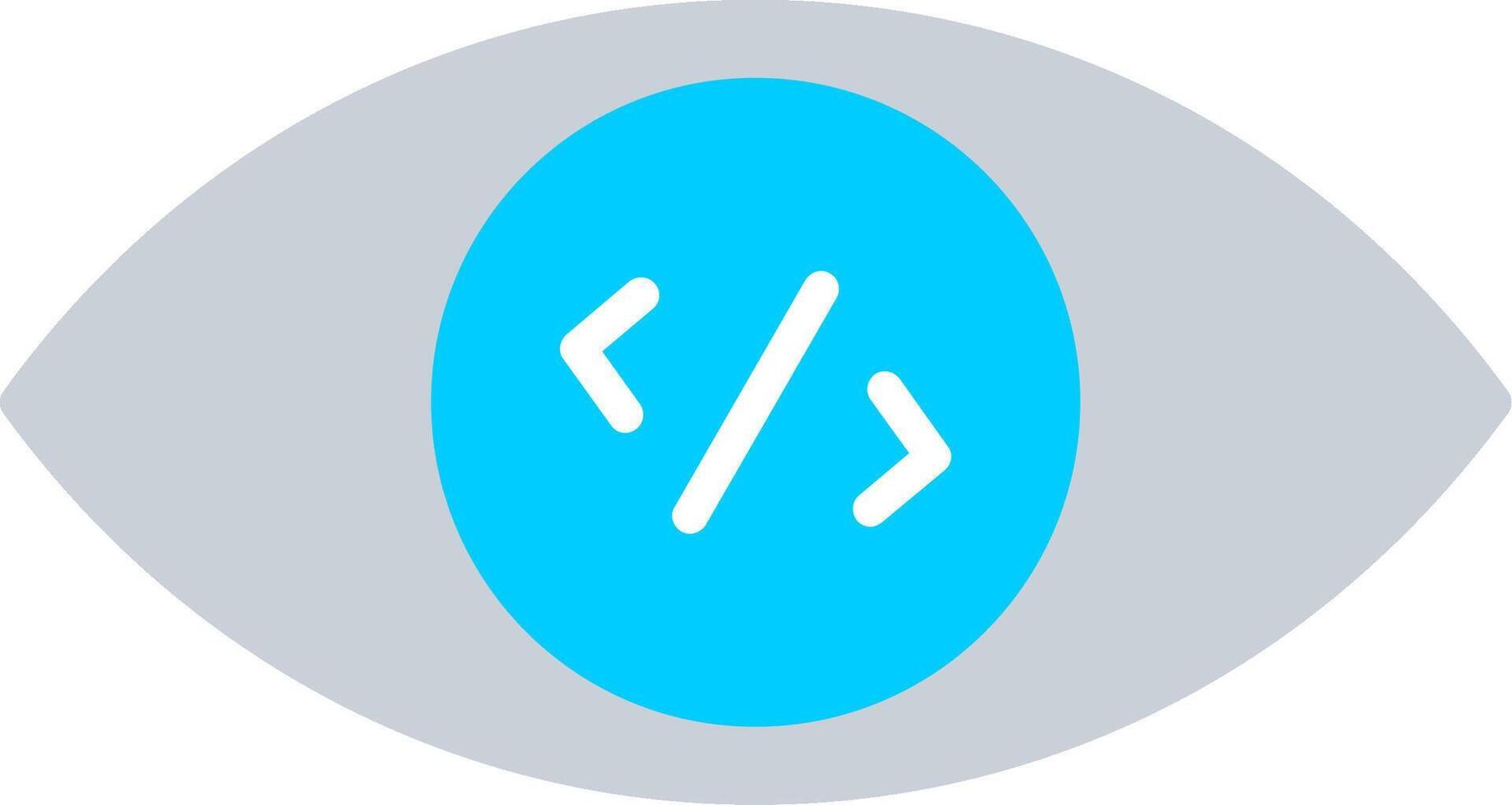 Vision Flat Icon vector