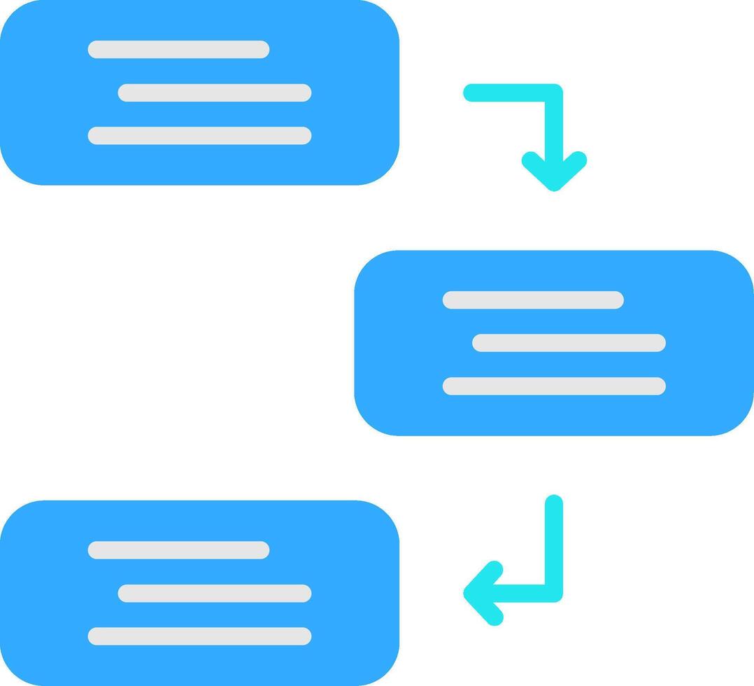 Dependencies Flat Icon vector
