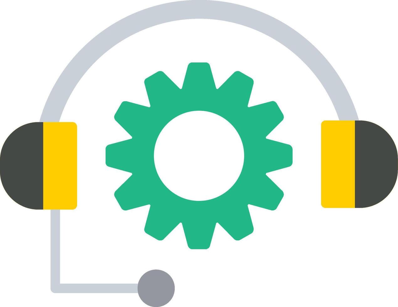 Support Flat Icon vector