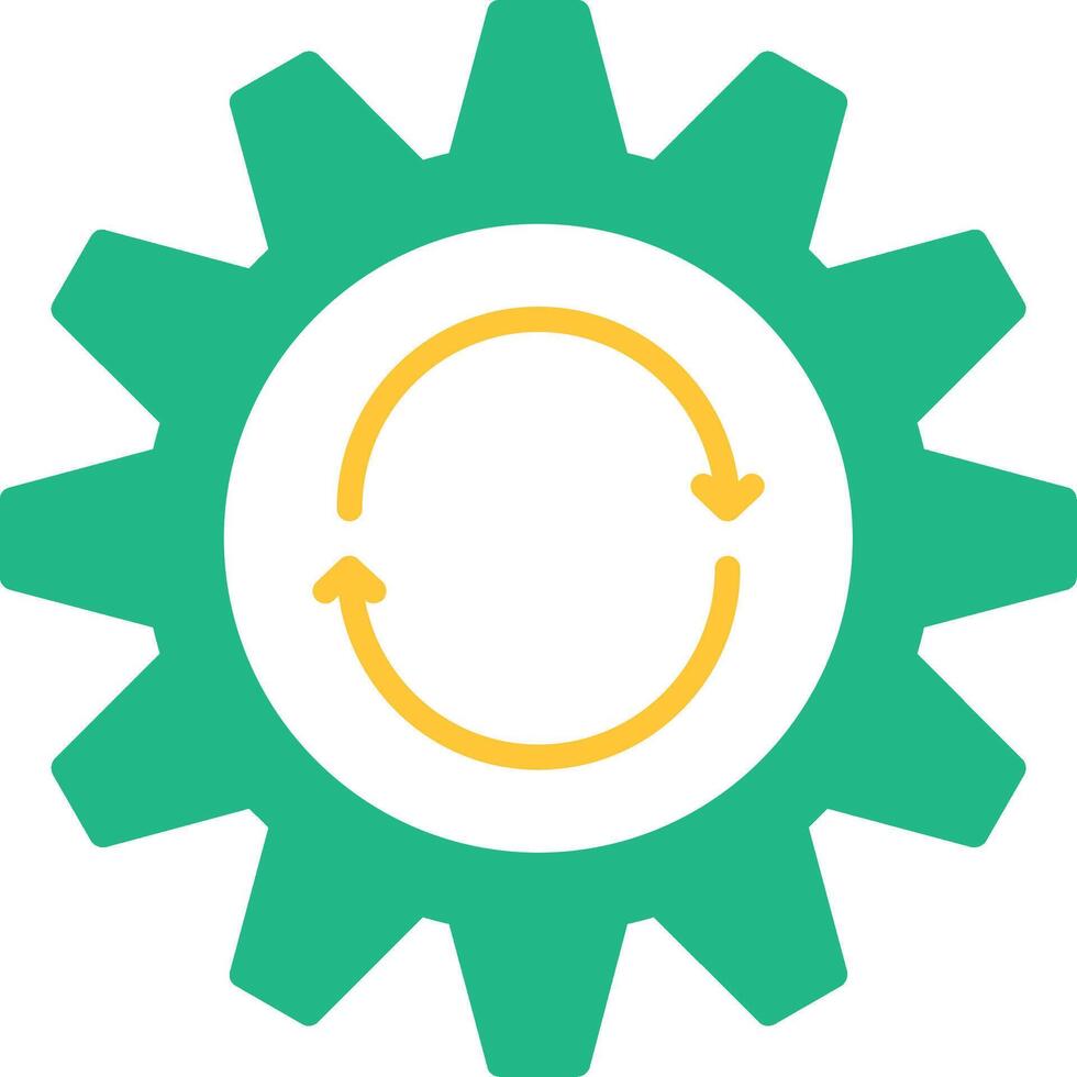 Repeat Flat Icon vector