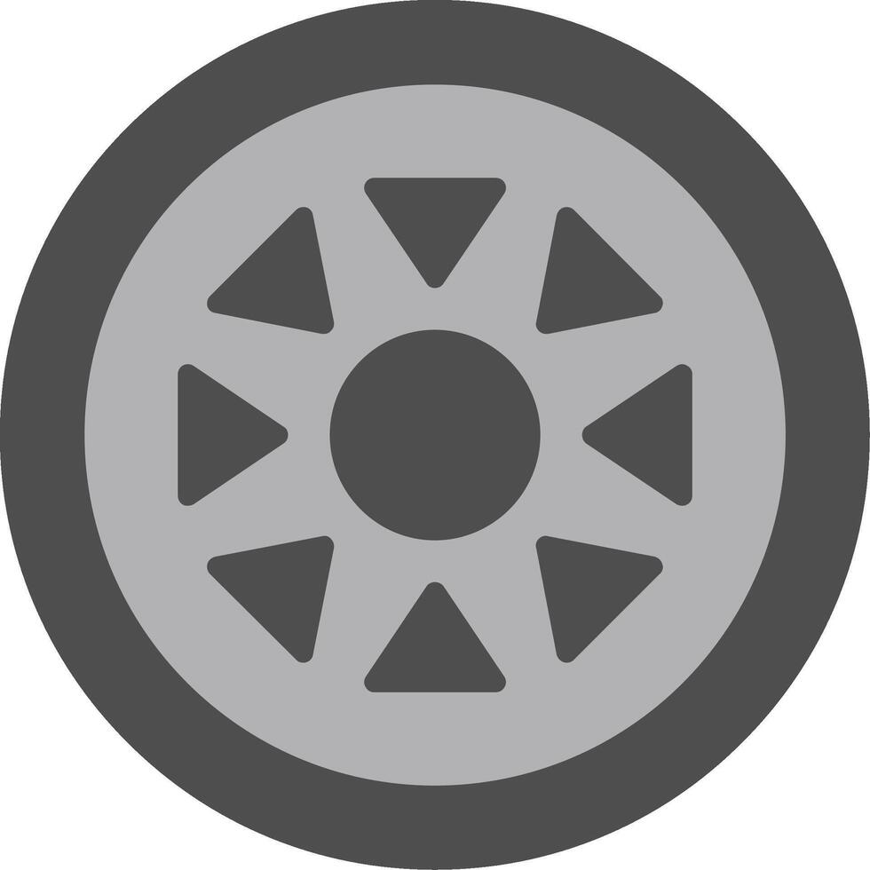 Rim Flat Icon vector