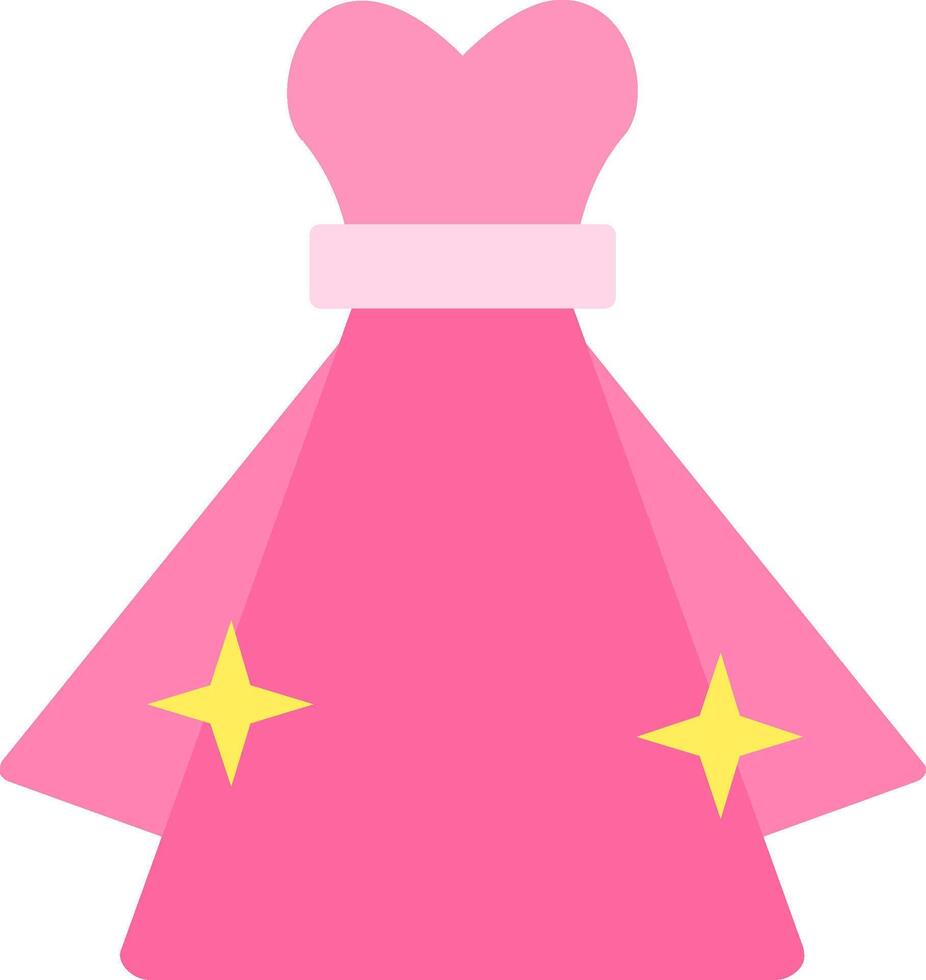 Dress Flat Icon vector