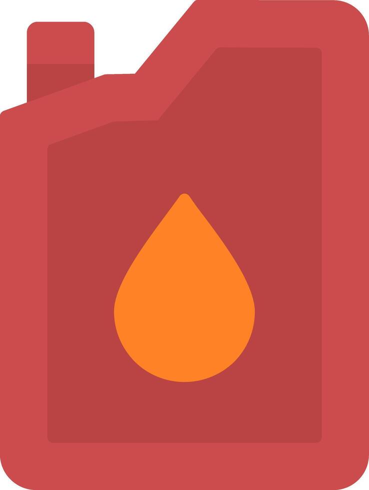 Oil Change Flat Icon vector