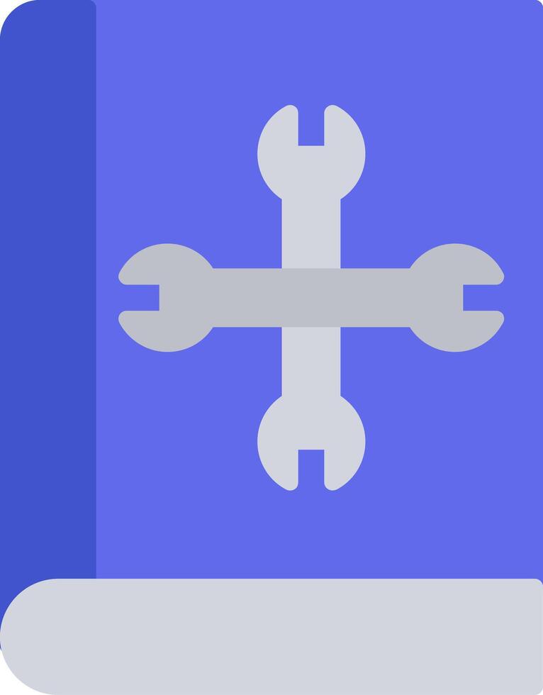 User Manual Flat Icon vector