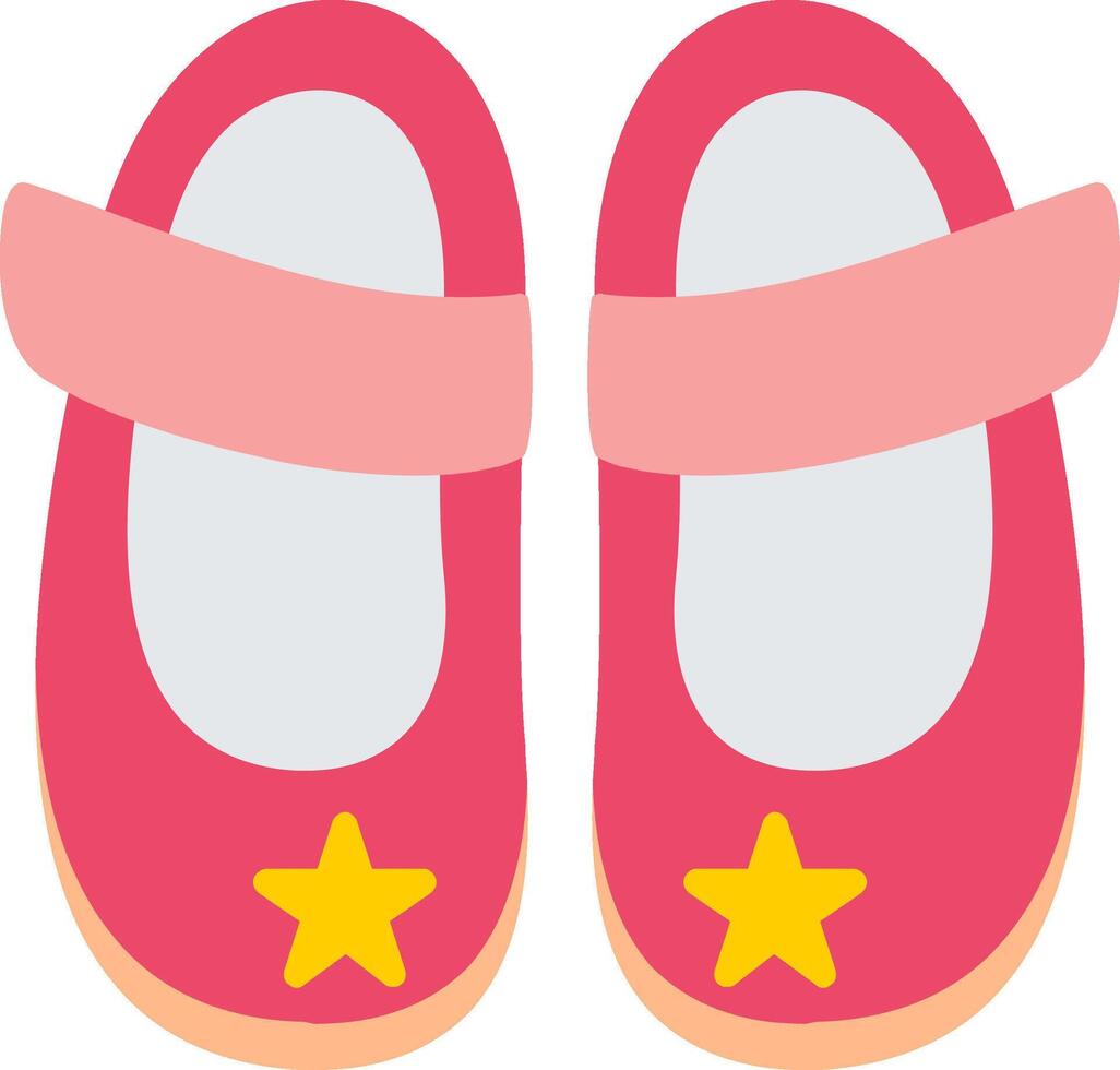 Baby Shoe Flat Icon vector