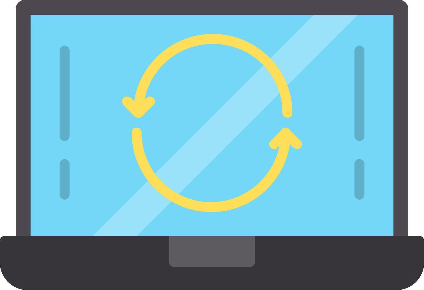 Reload Flat Icon vector