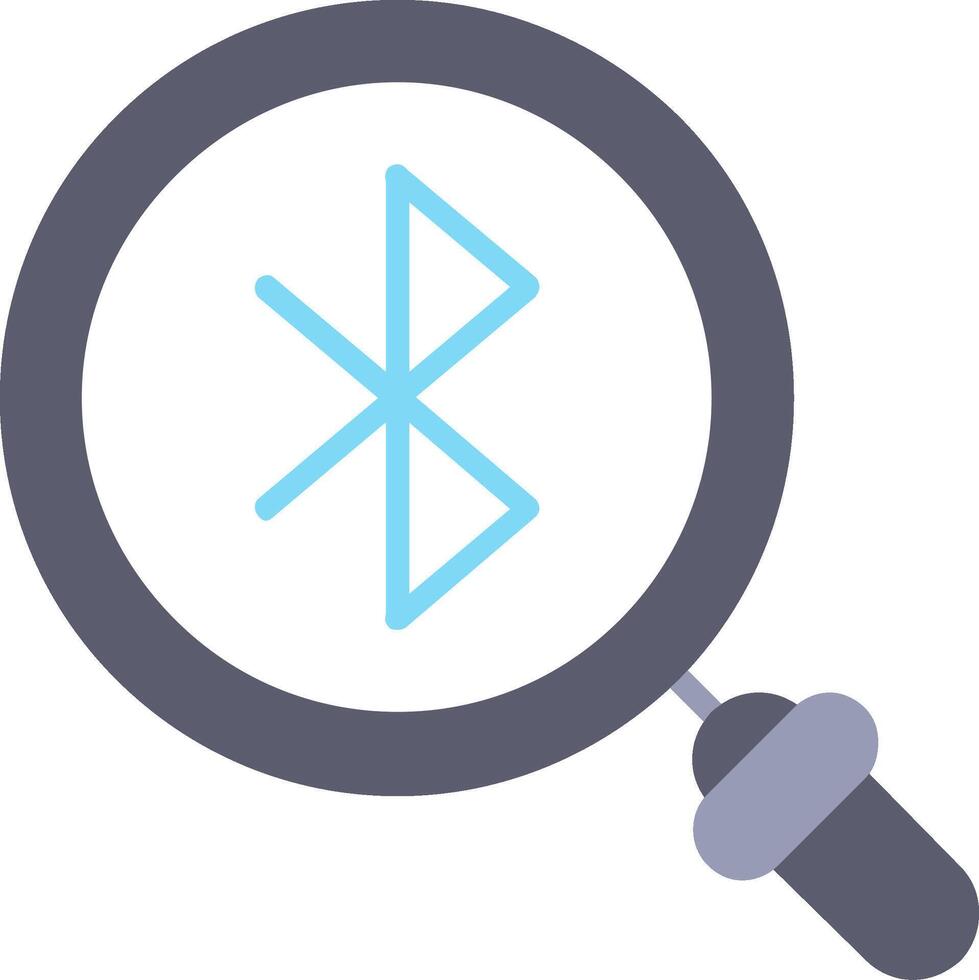 Bluetooth Flat Icon vector