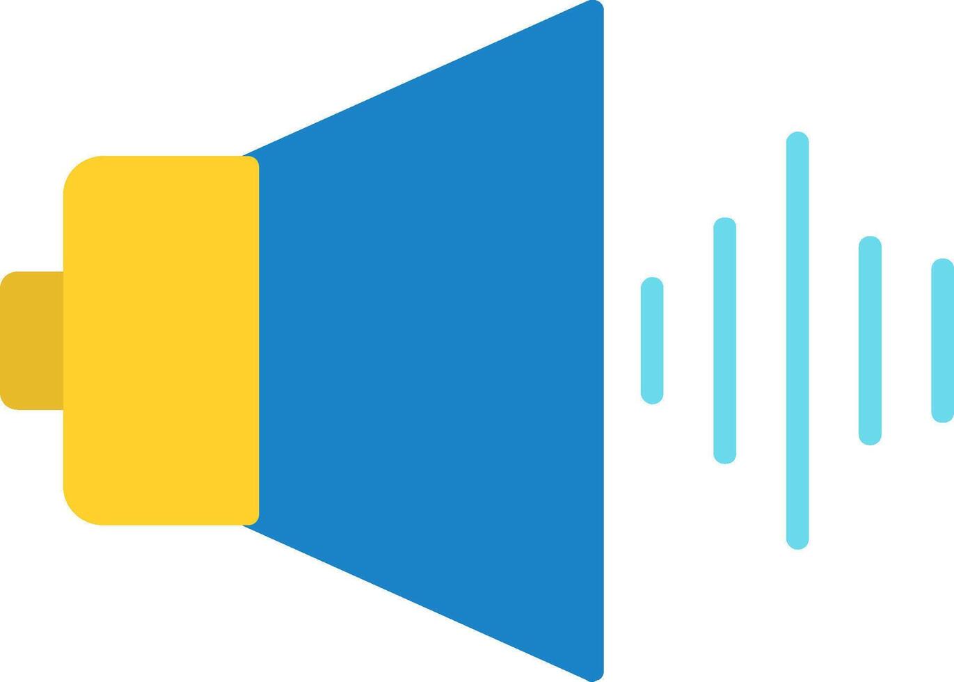 Audio Flat Icon vector