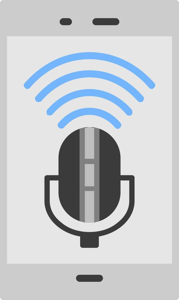 Stream Flat Icon vector