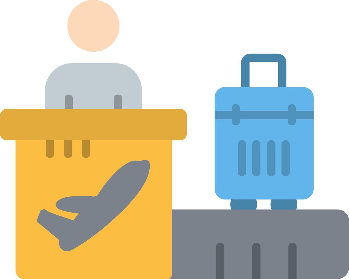 Airport Flat Icon vector