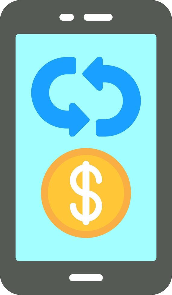 Refund Flat Icon vector