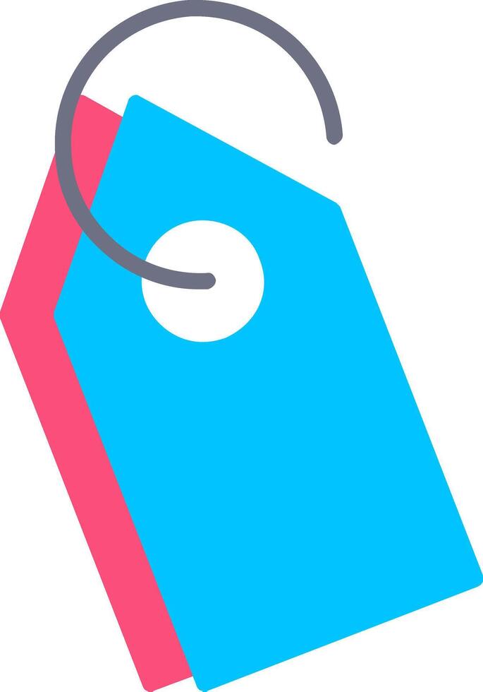 Tag Flat Icon vector