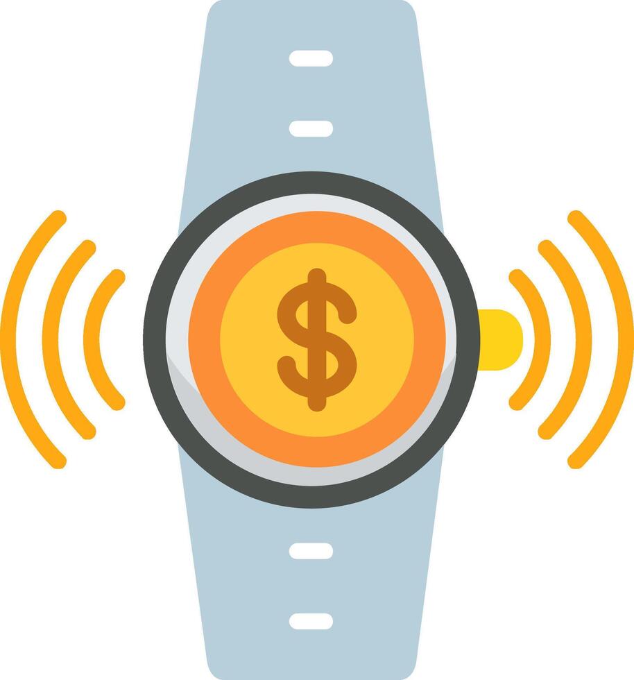 Contactless Flat Icon vector