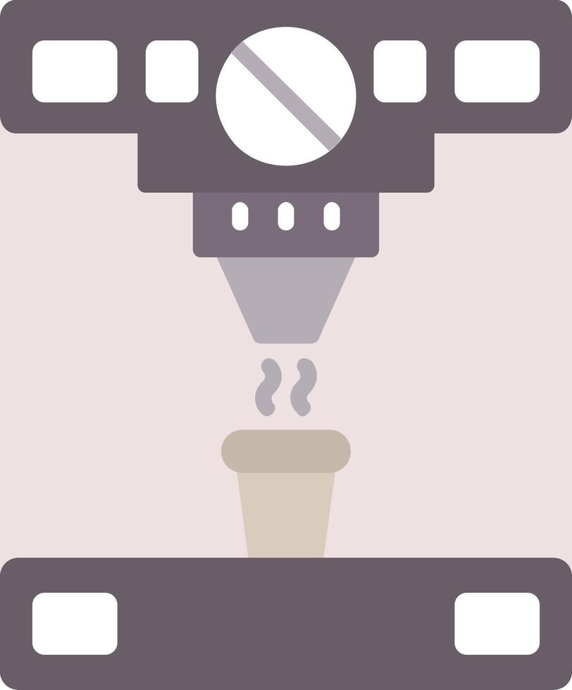 Coffee Machine Flat Icon vector