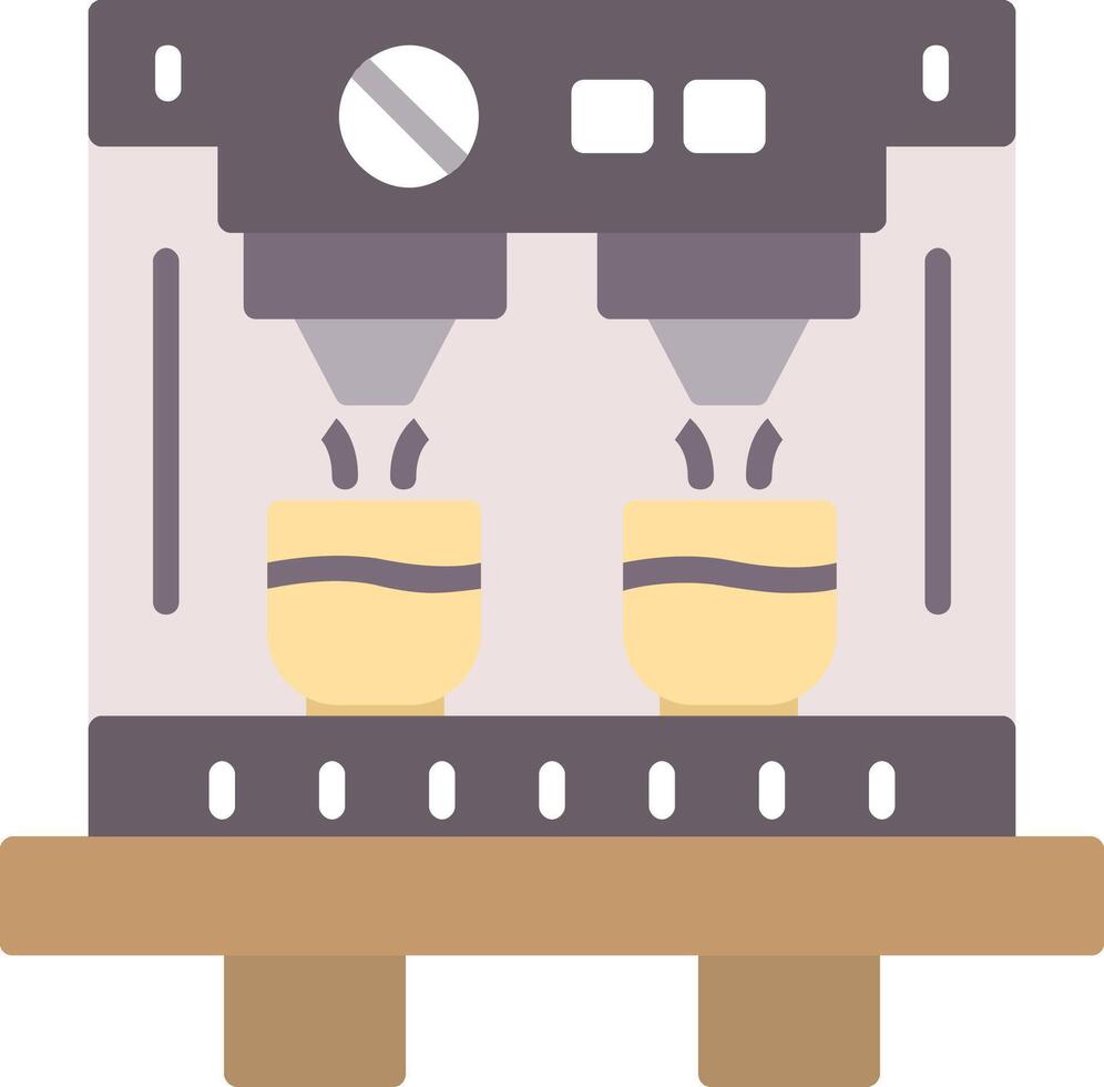 Coffee Machine Flat Icon vector