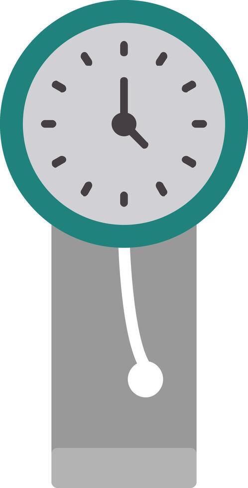 icono de reloj plano vector