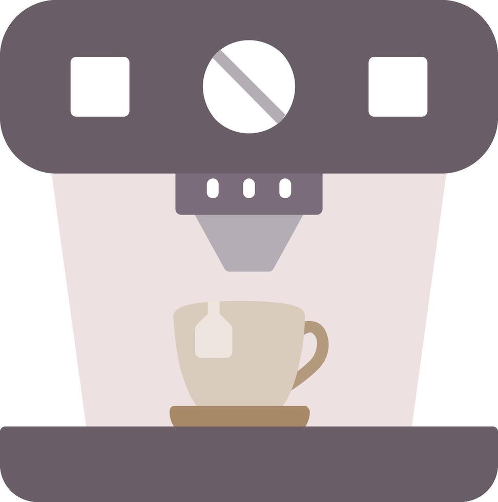 Coffee Machine Flat Icon vector