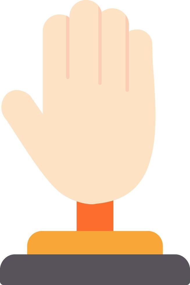 Hand Flat Icon vector