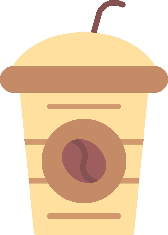 Coffee Cup Flat Icon vector
