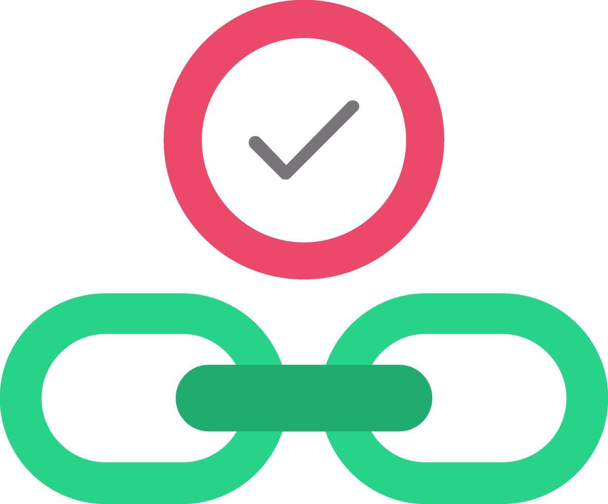 Hyperlink Flat Icon vector