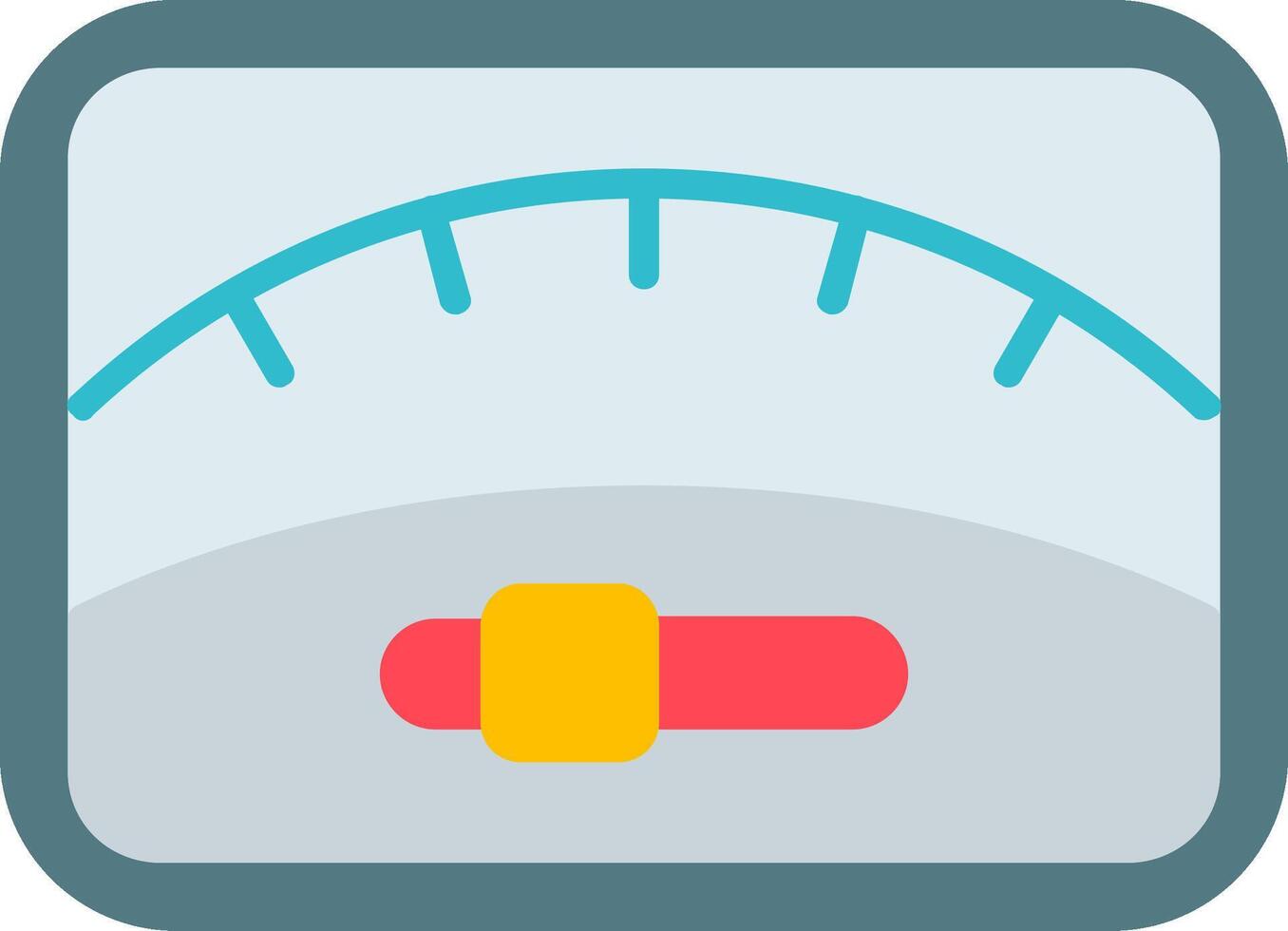 Dial Flat Icon vector