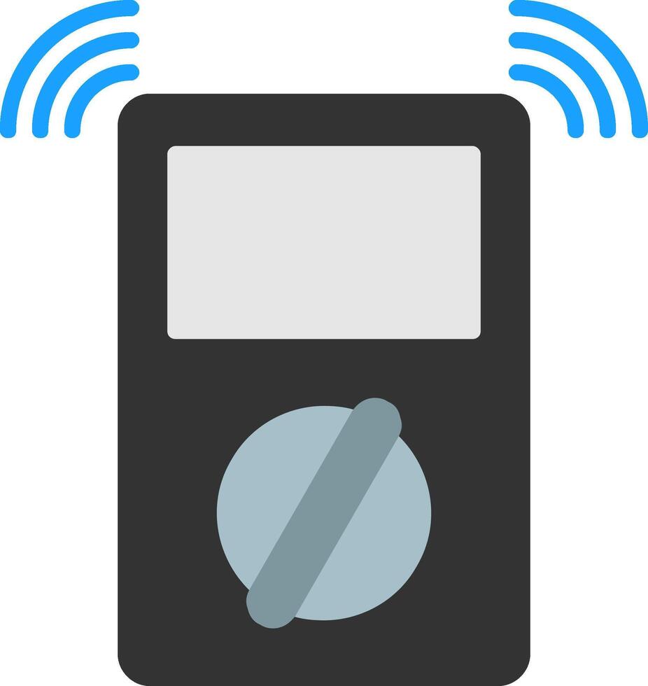 Metre Flat Icon vector